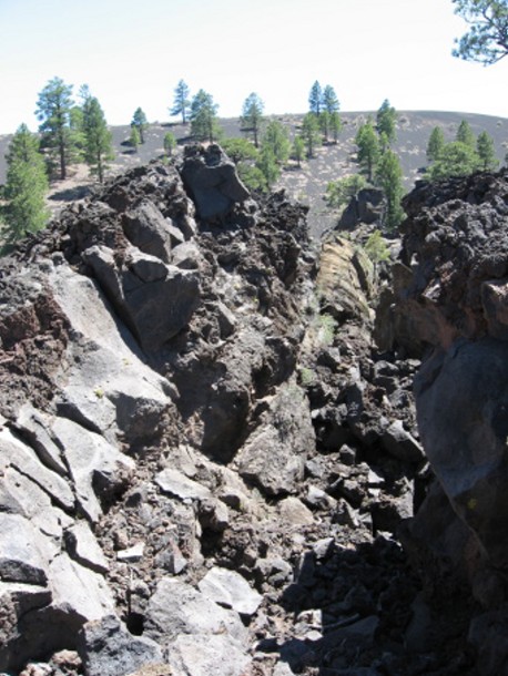 Sunset crater